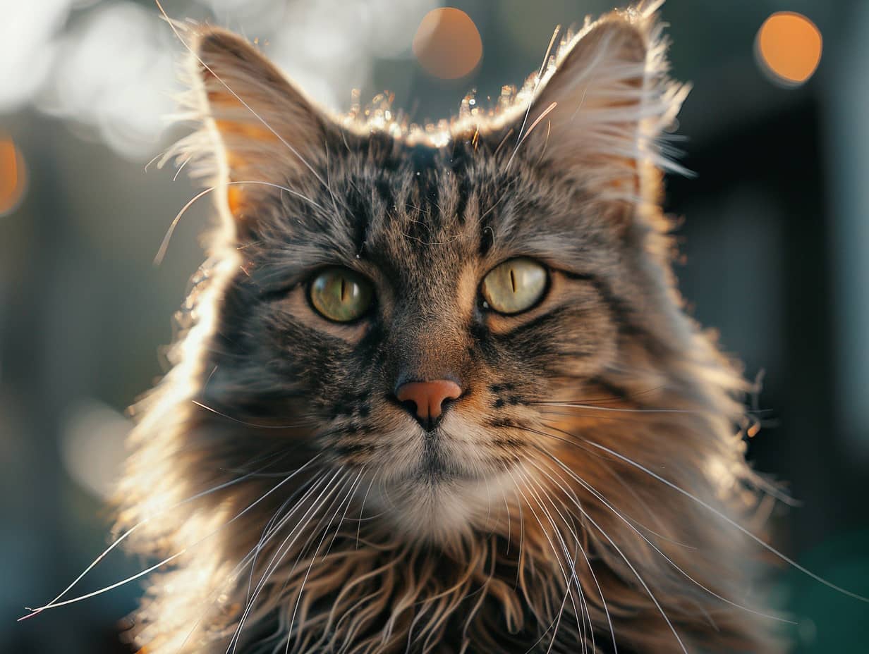 Chaton mignon jouant avec une balle de laine