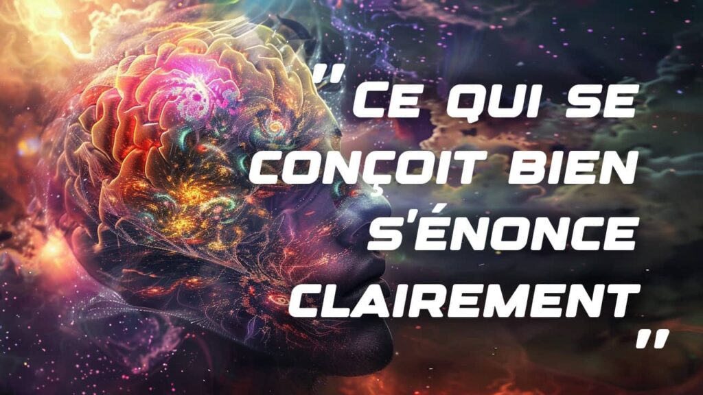 Ce qui se conçoit bien s'énonce clairement : citation