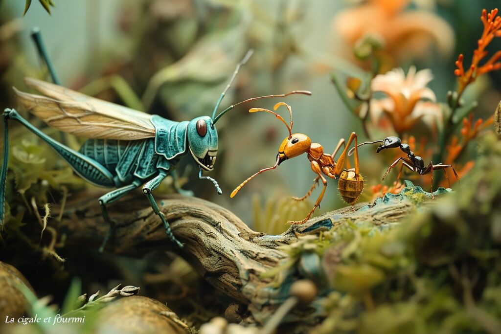 La cigale et la fourmi : plongée dans l'univers allégorique de La Fontaine