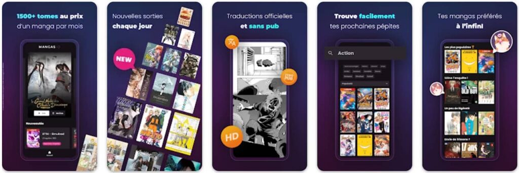 Mangas.io application