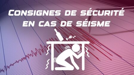 Consignes de sécurité en cas de séisme