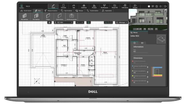 logiciel pour créer le plan d'une maison